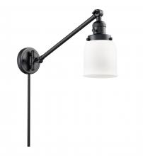 Innovations Lighting 237-BK-G51-LED - Bell - 1 Light - 8 inch - Matte Black -Adjustable Swing Arm