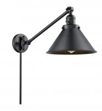 Innovations Lighting 237-BK-M10-BK - Briarcliff - 1 Light - 10 inch - Matte Black - Swing Arm