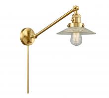 Innovations Lighting 237-SG-G2 - Halophane - 1 Light - 9 inch - Satin Gold - Swing Arm