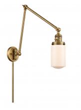 Innovations Lighting 238-BB-G311 - Dover - 1 Light - 5 inch - Brushed Brass - Swing Arm