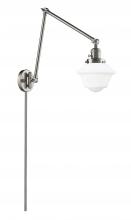 Innovations Lighting 238-SN-G531 - Oxford - 1 Light - 8 inch - Brushed Satin Nickel - Swing Arm