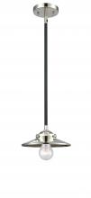 Innovations Lighting 284-1S-BPN-M1-PN - Railroad - 1 Light - 8 inch - Black Polished Nickel - Cord hung - Mini Pendant