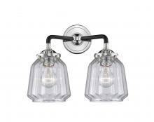 Innovations Lighting 284-2W-BPN-G142 - Chatham - 2 Light - 14 inch - Black Polished Nickel - Bath Vanity Light