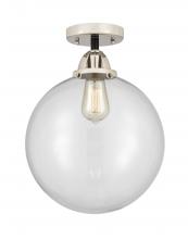 Innovations Lighting 288-1C-BPN-G202-12 - Beacon - 1 Light - 12 inch - Black Polished Nickel - Semi-Flush Mount