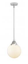 Innovations Lighting 288-1S-PC-G201-8 - Beacon - 1 Light - 8 inch - Polished Chrome - Cord hung - Mini Pendant