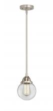 Innovations Lighting 288-1S-SN-G202-6 - Beacon - 1 Light - 6 inch - Brushed Satin Nickel - Cord hung - Mini Pendant