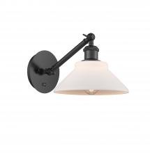 Innovations Lighting 317-1W-BK-G131 - Orwell - 1 Light - 8 inch - Matte Black - Sconce