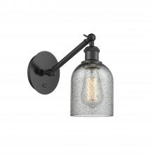 Innovations Lighting 317-1W-BK-G257 - Caledonia - 1 Light - 5 inch - Matte Black - Sconce