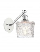 Innovations Lighting 317-1W-WPC-G402 - Niagara - 1 Light - 7 inch - White Polished Chrome - Adjustable Sconce