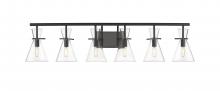 Innovations Lighting 354-6W-BK-CL-LED - Colden - 6 Light - 45 inch - Matte Black - Bath Vanity Light