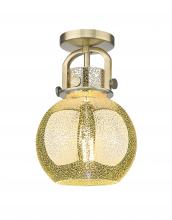 Innovations Lighting 410-1F-BB-G410-8ME - Newton Sphere - 1 Light - 8 inch - Brushed Brass - Flush Mount