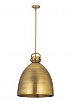 Innovations Lighting 410-1SL-BB-M412-16BB - Newton Bell - 1 Light - 16 inch - Brushed Brass - Pendant