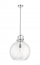 Innovations Lighting 410-1SL-PN-G410-16CL - Newton Sphere - 1 Light - 16 inch - Polished Nickel - Pendant