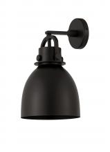 Innovations Lighting 410-1W-BK-M412-8BK - Newton Sphere - 1 Light - 8 inch - Matte Black - Sconce