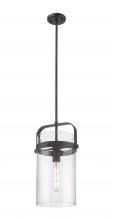 Innovations Lighting 413-1SM-BK-G413-1S-8SDY - Pilaster - 1 Light - 8 inch Glass - Matte Black - Pendant