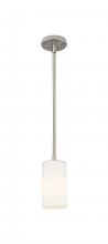 Innovations Lighting 434-1S-SN-G434-7WH - Crown Point - 1 Light - 5 inch - Satin Nickel - Pendant
