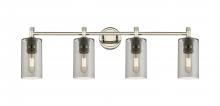 Innovations Lighting 434-4W-PN-G434-7SM - Crown Point - 4 Light - 34 inch - Polished Nickel - Bath Vanity Light