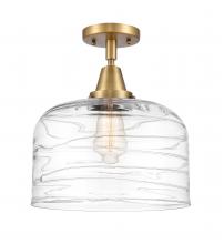 Innovations Lighting 447-1C-BB-G713-L - Bell - 1 Light - 12 inch - Brushed Brass - Flush Mount