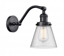 Innovations Lighting 515-1W-BK-G64 - Cone - 1 Light - 7 inch - Matte Black - Adjustable Sconce