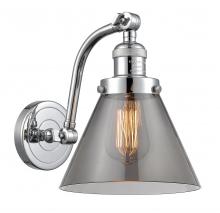 Innovations Lighting 515-1W-PC-G43 - Cone - 1 Light - 8 inch - Polished Chrome - Sconce