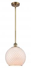 Innovations Lighting 516-1S-BB-G121-10CSN - Farmhouse Chicken Wire - 1 Light - 10 inch - Brushed Brass - Mini Pendant