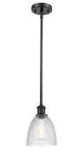 Innovations Lighting 516-1S-BK-G382 - Castile - 1 Light - 6 inch - Matte Black - Mini Pendant