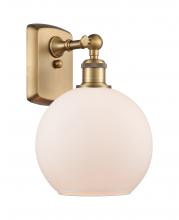 Innovations Lighting 516-1W-BB-G121 - Athens - 1 Light - 8 inch - Brushed Brass - Sconce