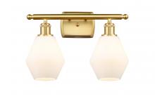 Innovations Lighting 516-2W-SG-G651-6 - Cindyrella - 2 Light - 16 inch - Satin Gold - Bath Vanity Light