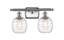 Innovations Lighting 516-2W-SN-G1013 - Belfast - 2 Light - 16 inch - Brushed Satin Nickel - Bath Vanity Light