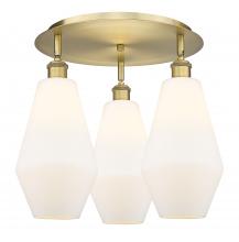 Innovations Lighting 516-3C-BB-G651-7 - Cindyrella - 3 Light - 19 inch - Brushed Brass - Flush Mount