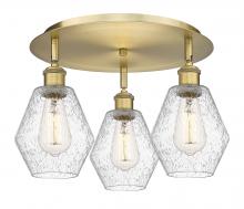 Innovations Lighting 516-3C-BB-G654-6 - Cindyrella - 3 Light - 18 inch - Brushed Brass - Flush Mount