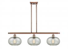 Innovations Lighting 516-3I-AC-G249 - Gorham - 3 Light - 36 inch - Antique Copper - Cord hung - Island Light