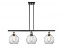 Innovations Lighting 516-3I-BAB-G122 - Athens - 3 Light - 36 inch - Black Antique Brass - Cord hung - Island Light