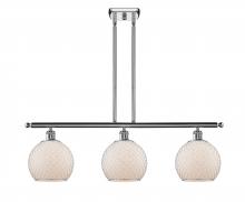 Innovations Lighting 516-3I-PC-G121-8CSN - Farmhouse Chicken Wire - 3 Light - 36 inch - Polished Chrome - Cord hung - Island Light