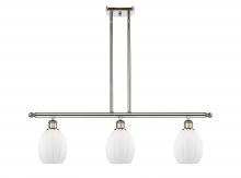 Innovations Lighting 516-3I-PN-G81 - Eaton - 3 Light - 36 inch - Polished Nickel - Cord hung - Island Light