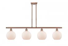 Innovations Lighting 516-4I-AC-G121 - Athens - 4 Light - 48 inch - Antique Copper - Cord hung - Island Light