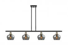 Innovations Lighting 516-4I-BAB-G93 - Fenton - 4 Light - 48 inch - Black Antique Brass - Cord hung - Island Light