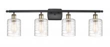 Innovations Lighting 516-4W-BAB-G1113-LED - Cobbleskill - 4 Light - 35 inch - Black Antique Brass - Bath Vanity Light