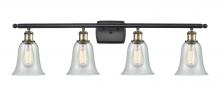 Innovations Lighting 516-4W-BAB-G2812 - Hanover - 4 Light - 36 inch - Black Antique Brass - Bath Vanity Light