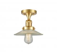 Innovations Lighting 517-1CH-SG-G2 - Halophane - 1 Light - 9 inch - Satin Gold - Semi-Flush Mount