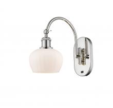 Innovations Lighting 518-1W-PN-G91 - Fenton - 1 Light - 7 inch - Polished Nickel - Sconce