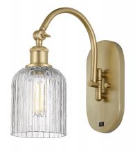 Innovations Lighting 518-1W-SG-G559-5CL - Bridal Veil - 1 Light - 5 inch - Satin Gold - Adjustable Swing Arm