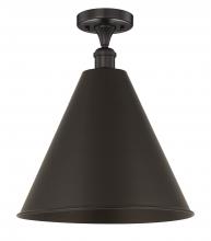 Innovations Lighting 616-1F-OB-MBC-16-OB - Berkshire - 1 Light - 16 inch - Oil Rubbed Bronze - Semi-Flush Mount