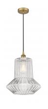 Innovations Lighting 616-1P-BB-G212 - Springwater - 1 Light - 12 inch - Brushed Brass - Cord hung - Mini Pendant