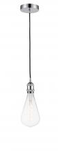 Innovations Lighting 616-1P-PC-BB125LED - Edison - 1 Light - 6 inch - Polished Chrome - Cord hung - Mini Pendant