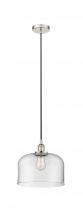 Innovations Lighting 616-1PH-PN-G72-L - Bell - 1 Light - 12 inch - Polished Nickel - Cord hung - Mini Pendant