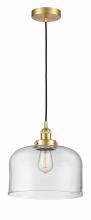 Innovations Lighting 616-1PH-SG-G72-L - Bell - 1 Light - 12 inch - Satin Gold - Cord hung - Mini Pendant
