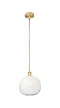 Innovations Lighting 616-1S-BB-G481-10OP - Brookhaven Sphere - 1 Light - 11 inch - Brushed Brass - Stem hung - Mini Pendant