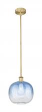 Innovations Lighting 616-1S-BB-G481-10SB - Brookhaven Sphere - 1 Light - 11 inch - Brushed Brass - Stem hung - Mini Pendant