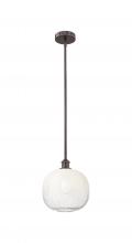 Innovations Lighting 616-1S-OB-G481-10OP - Brookhaven Sphere - 1 Light - 11 inch - Oil Rubbed Bronze - Stem hung - Mini Pendant